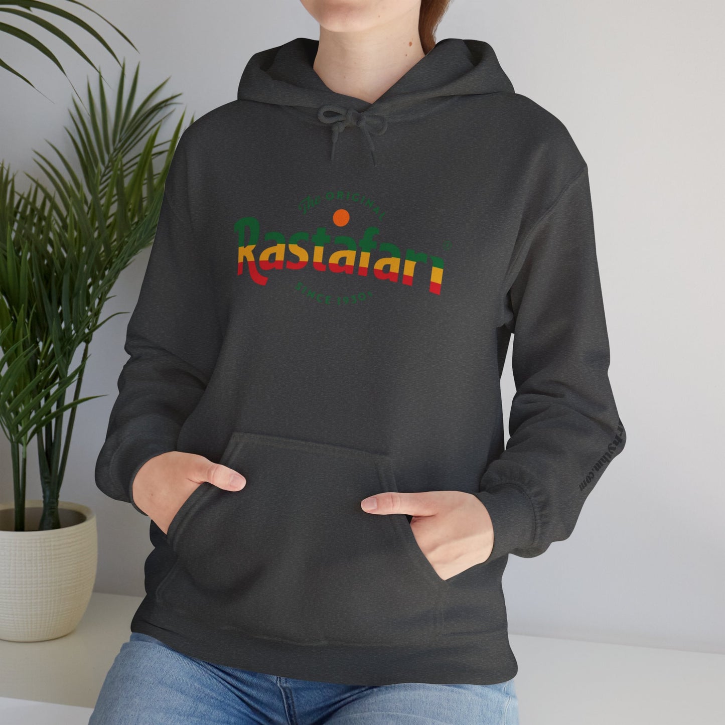 Rastafari Hoodie | Unisex Heavy Blend™ Sweatshirt, Cozy Streetwear, Gift for Culture Lovers, Relaxed Fit, Perfect for Casual Outings