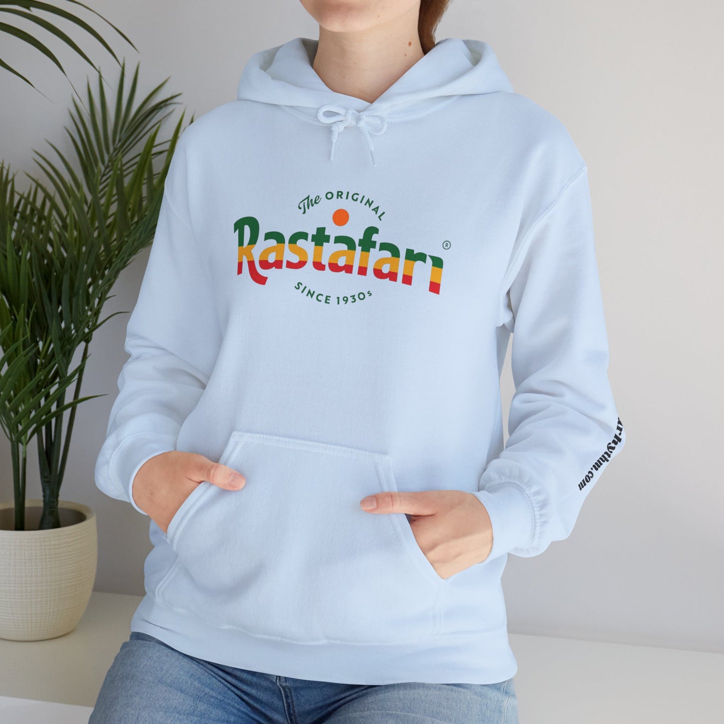Rastafari Hoodie | Unisex Heavy Blend™ Sweatshirt, Cozy Streetwear, Gift for Culture Lovers, Relaxed Fit, Perfect for Casual Outings