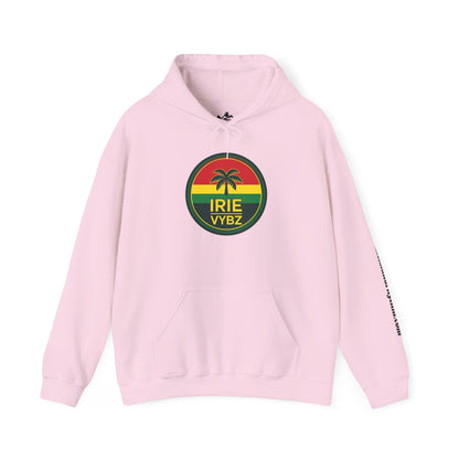 Irie Vybz Unisex Hooded Sweatshirt, Casual Streetwear, Reggae Vibes, Cozy Pullover, Gift for Music Lovers - The Island Rhythm