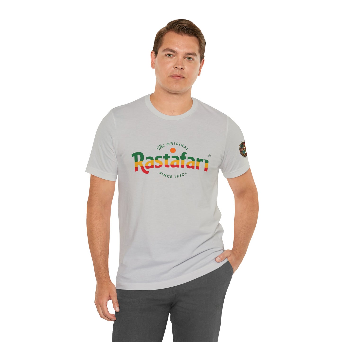 Rastafari Vibes Short Sleeve Tee, Unisex Jersey T-Shirt, Casual Wear, Festival Outfits, Gifts for Rasta Lovers