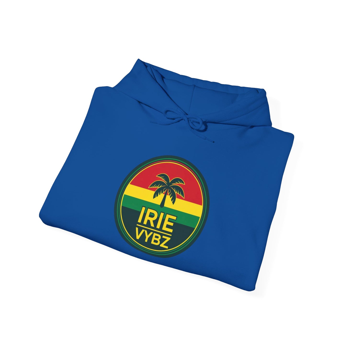 Irie Vybz Unisex Hooded Sweatshirt, Casual Streetwear, Reggae Vibes, Cozy Pullover, Gift for Music Lovers
