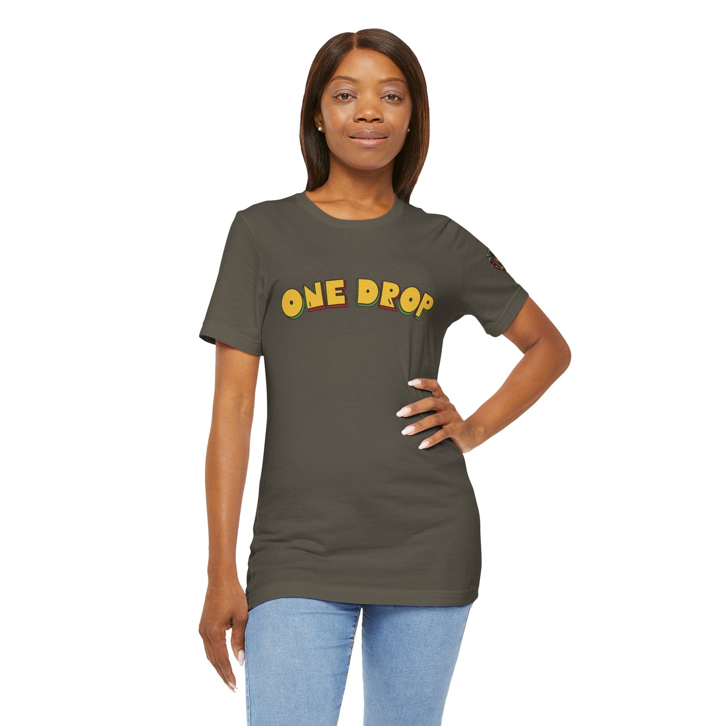 One Drop Unisex Tee - Casual & Stylish T-Shirt for Men and Women | Relaxed Fit Shirt with Lifestyle Design