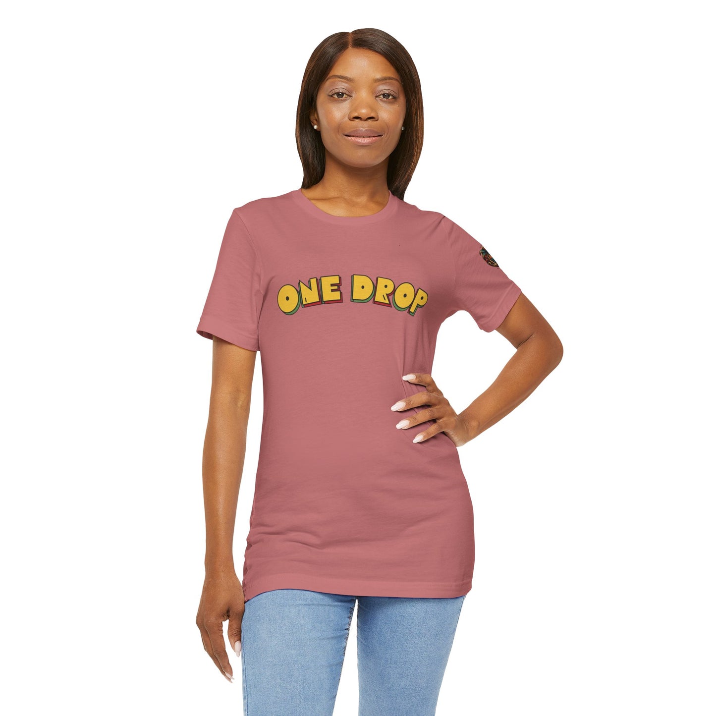 One Drop Unisex Tee - Casual & Stylish T-Shirt for Men and Women | Relaxed Fit Shirt with Lifestyle Design