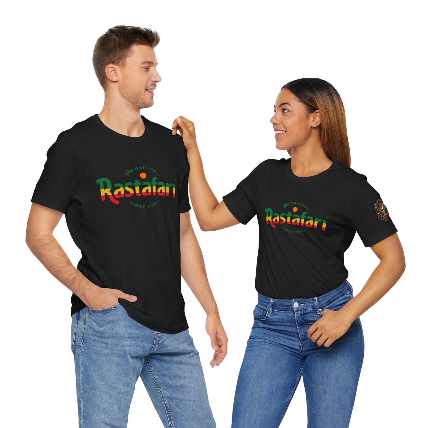 Rastafari Vibes Short Sleeve Tee, Unisex Jersey T-Shirt, Casual Wear, Festival Outfits, Gifts for Rasta Lovers
