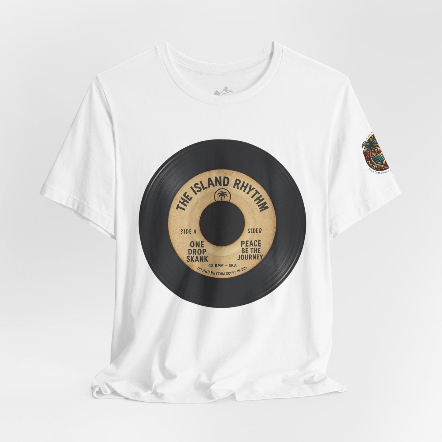 Vinyl Record Tee — The Island Rhythm Retro Music T‑Shirt - The Island Rhythm