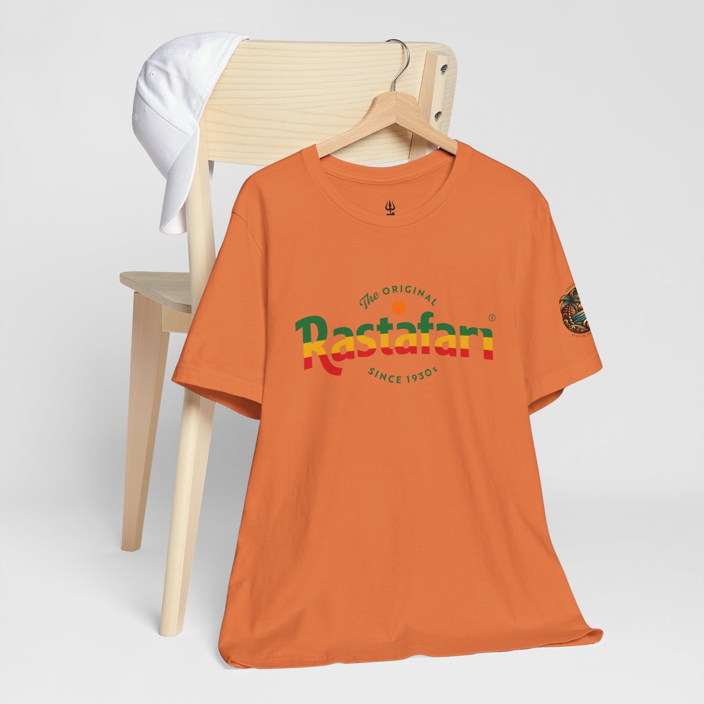 Rastafari Vibes Short Sleeve Tee, Unisex Jersey T-Shirt, Casual Wear, Festival Outfits, Gifts for Rasta Lovers