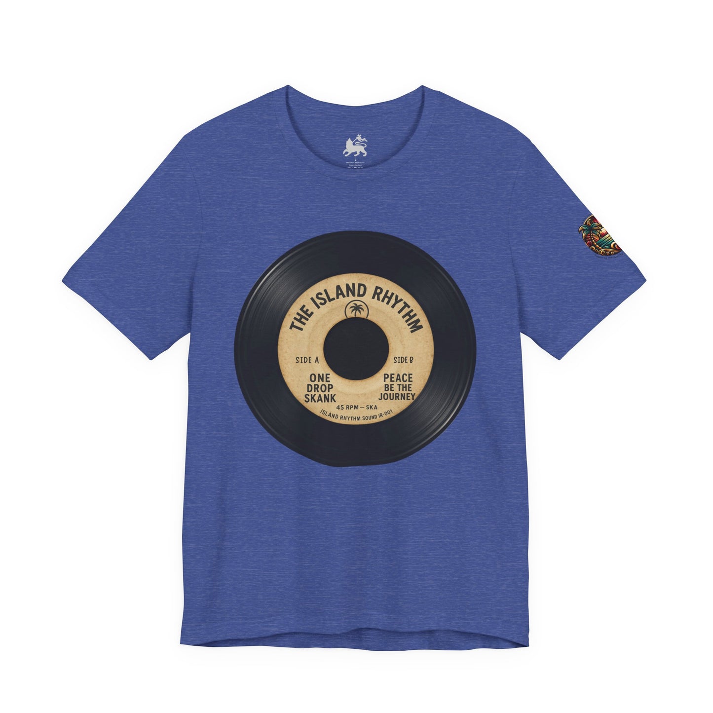 Vinyl Record Tee — The Island Rhythm Retro Music T‑Shirt - The Island Rhythm