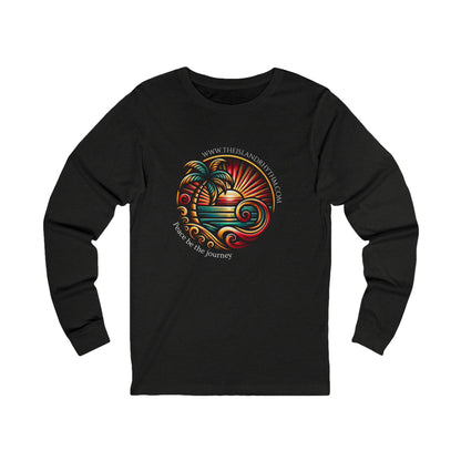 Island Journey Long Sleeve Tee - Adventure Awaits with Tropical Vibes - The Island Rhythm