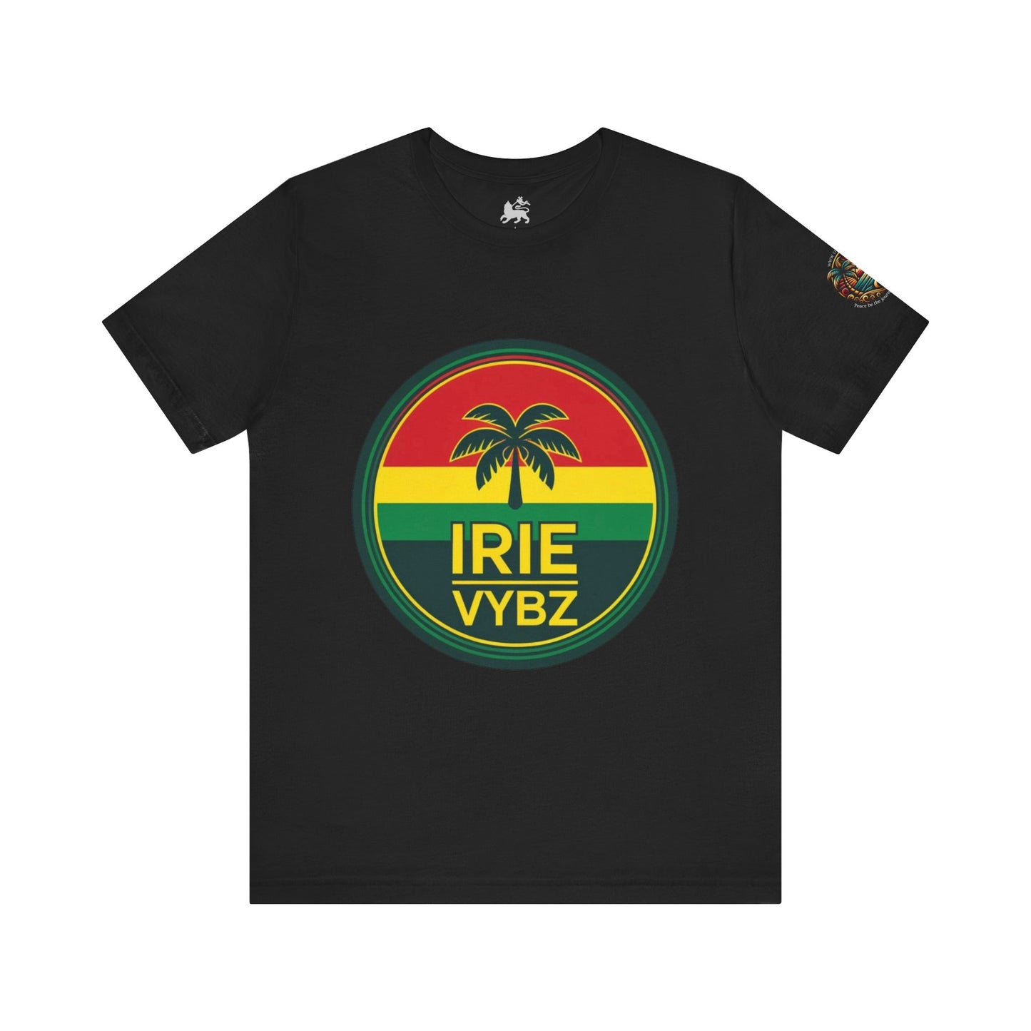 Irie Vybz Unisex Tee, Rasta Spirit Shirt, Beach Vibe Top, Reggae Music Gift, Summer Essentials, Casual Wear, Festival Apparel