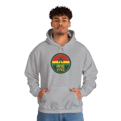 Irie Vybz Unisex Hooded Sweatshirt, Casual Streetwear, Reggae Vibes, Cozy Pullover, Gift for Music Lovers - The Island Rhythm
