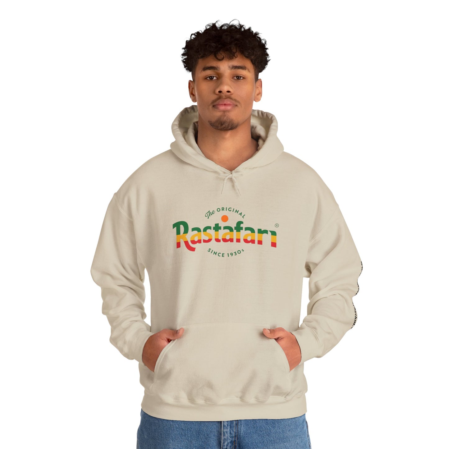 Rastafari Hoodie | Unisex Heavy Blend™ Sweatshirt, Cozy Streetwear, Gift for Culture Lovers, Relaxed Fit, Perfect for Casual Outings