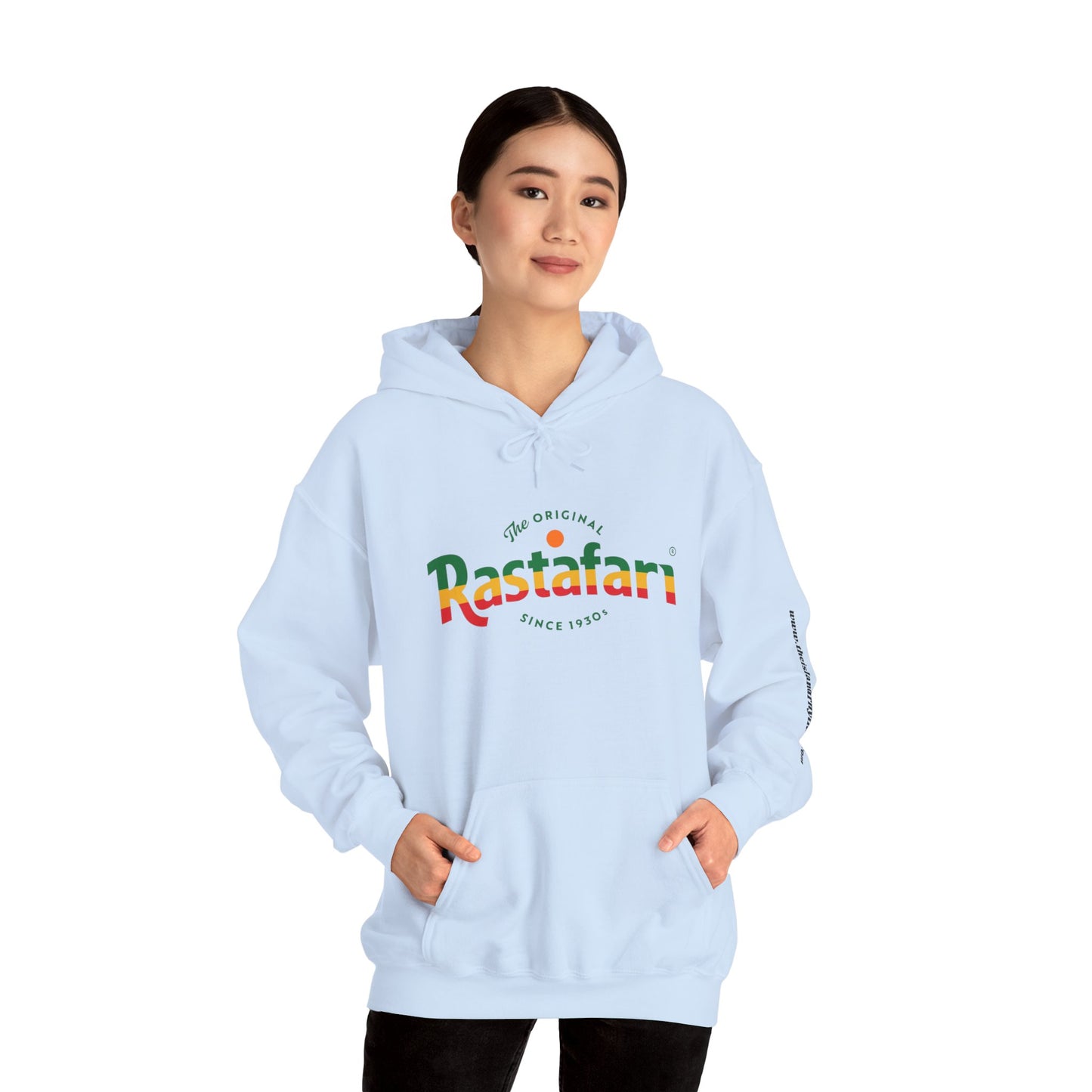 Rastafari Hoodie | Unisex Heavy Blend™ Sweatshirt, Cozy Streetwear, Gift for Culture Lovers, Relaxed Fit, Perfect for Casual Outings