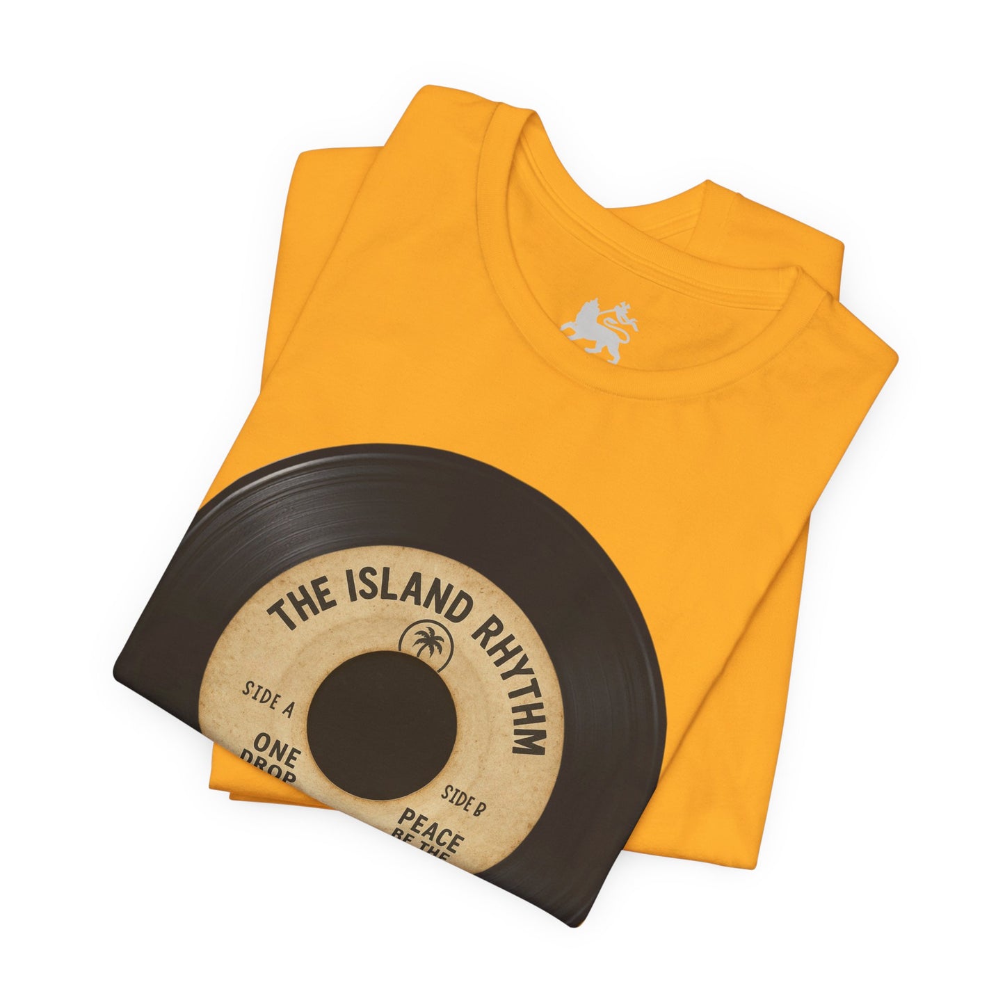 Island Rhythm Vinyl Record Tee The Island Rhythm Retro Music T Shirt – Vintage Reggae Style | Streetwear