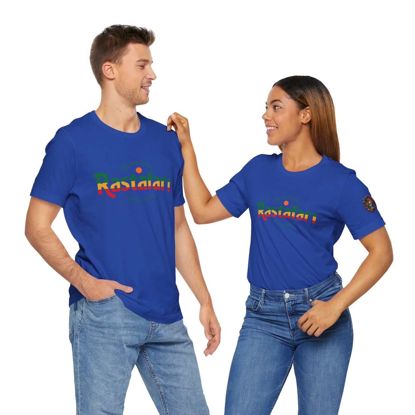 Rastafari Vibes Short Sleeve Tee, Unisex Jersey T-Shirt, Casual Wear, Festival Outfits, Gifts for Rasta Lovers