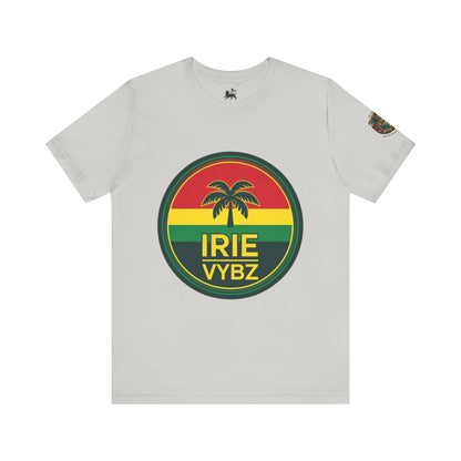 Irie Vybz Unisex Tee, Rasta Spirit Shirt, Beach Vibe Top, Reggae Music Gift, Summer Essentials, Casual Wear, Festival Apparel - The Island Rhythm
