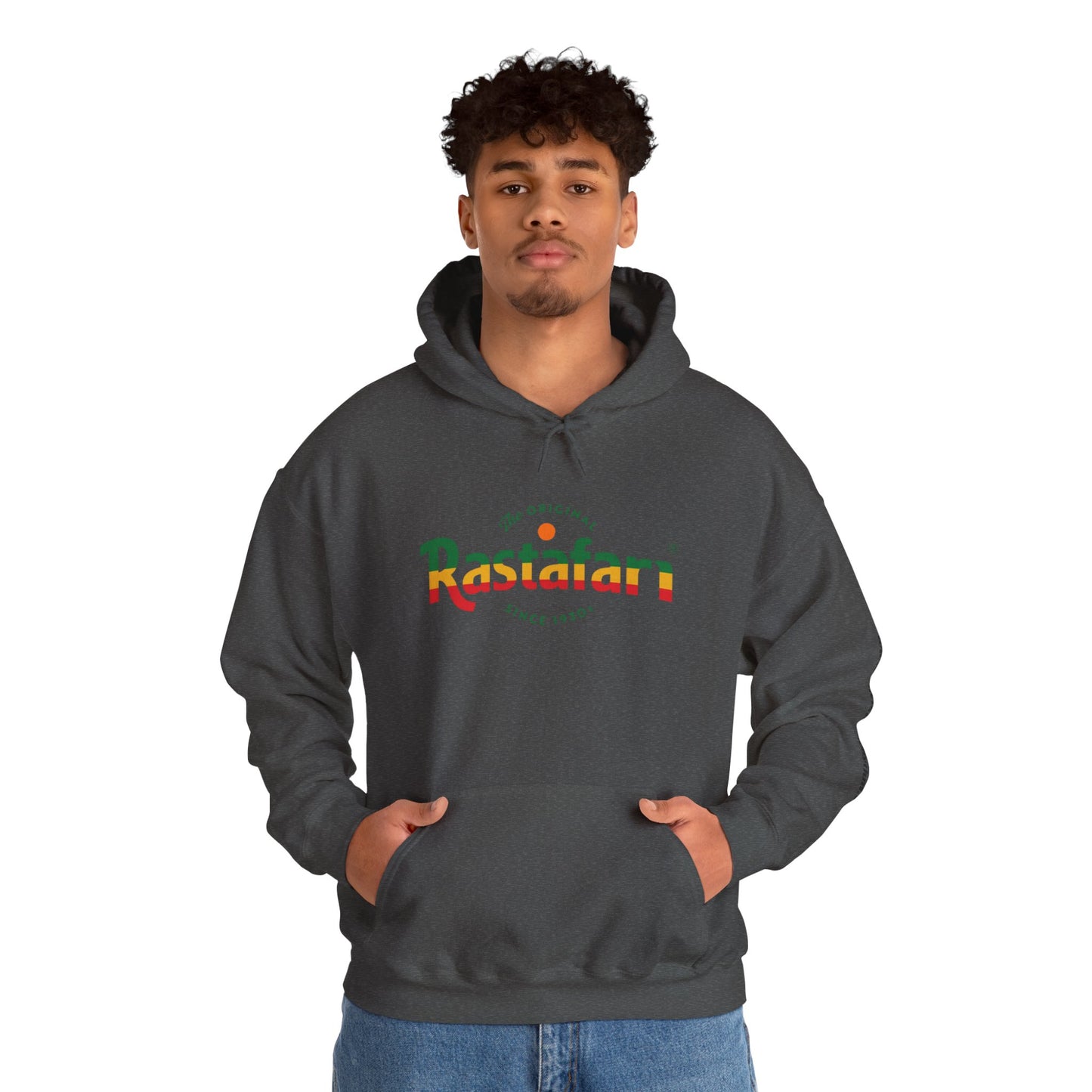 Rastafari Hoodie | Unisex Heavy Blend™ Sweatshirt, Cozy Streetwear, Gift for Culture Lovers, Relaxed Fit, Perfect for Casual Outings