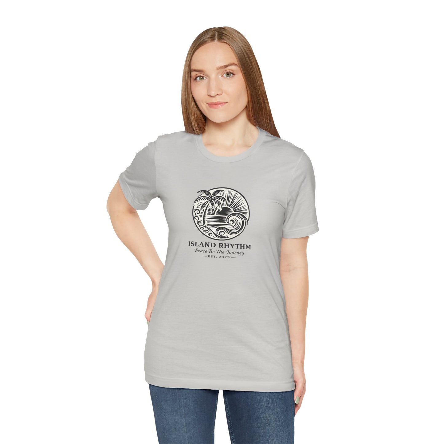 Island Rhythm Island Rhythm T Shirt Palm Tree Wave Graphic Tee – Vintage Reggae Style | Streetwear
