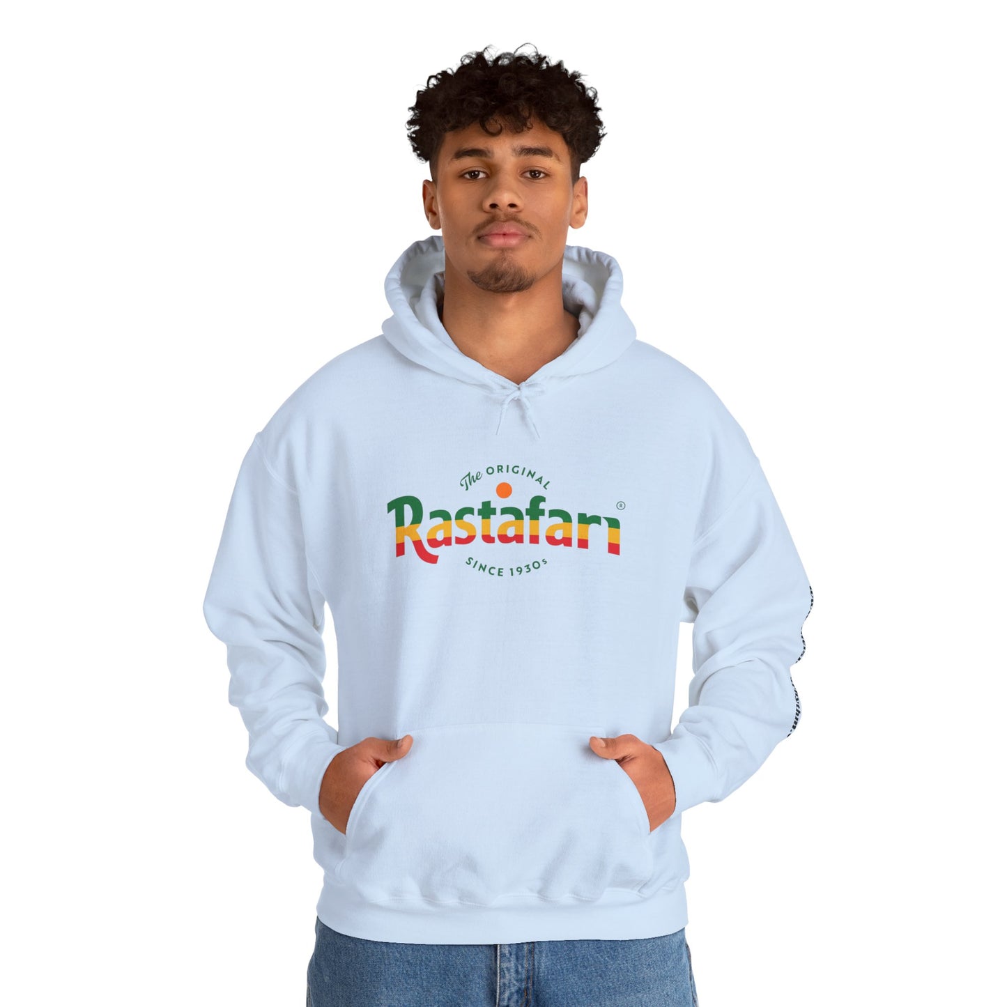 Rastafari Hoodie | Unisex Heavy Blend™ Sweatshirt, Cozy Streetwear, Gift for Culture Lovers, Relaxed Fit, Perfect for Casual Outings