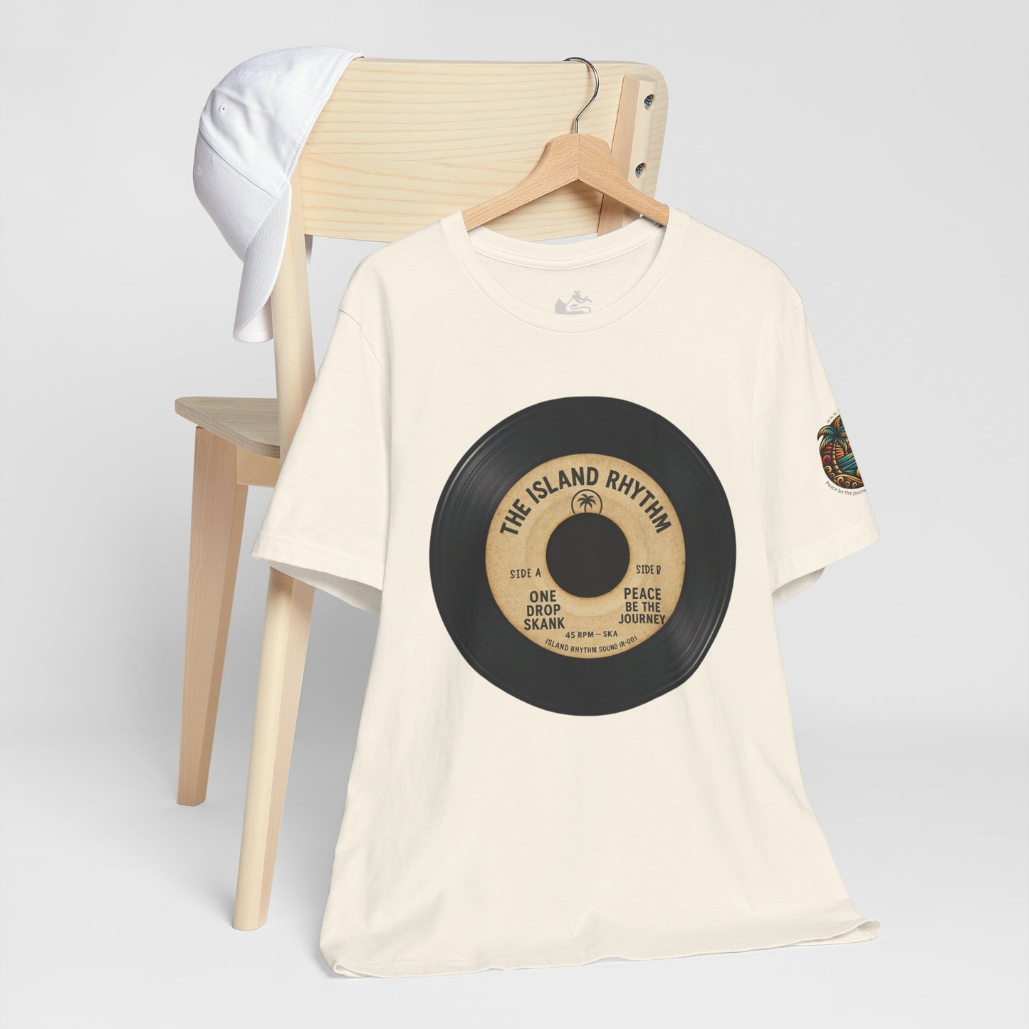 Vinyl Record Tee — The Island Rhythm Retro Music T‑Shirt - The Island Rhythm
