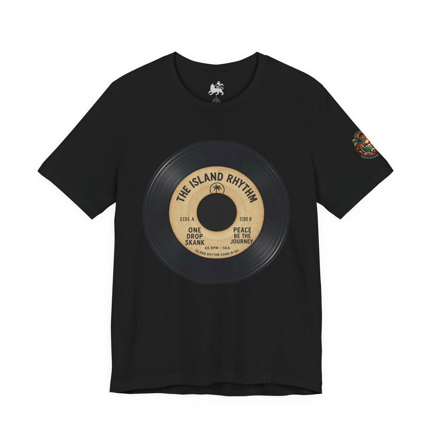 Vinyl Record Tee — The Island Rhythm Retro Music T‑Shirt - The Island Rhythm
