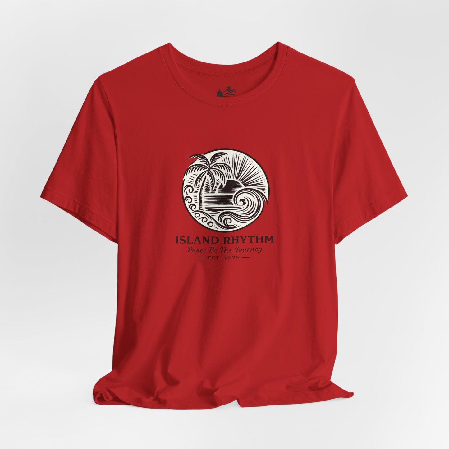 Island Rhythm Island Rhythm T Shirt Palm Tree Wave Graphic Tee – Vintage Reggae Style | Streetwear