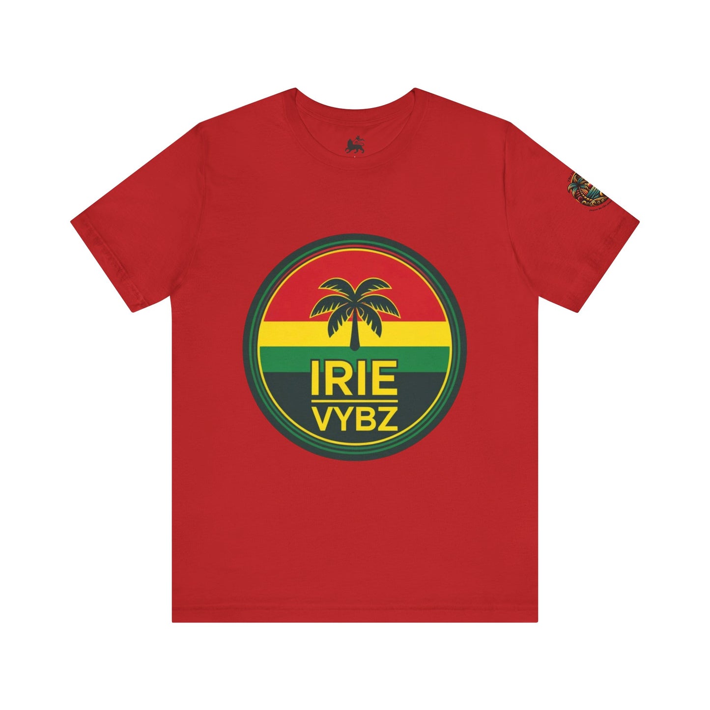 Irie Vybz Unisex Tee, Rasta Spirit Shirt, Beach Vibe Top, Reggae Music Gift, Summer Essentials, Casual Wear, Festival Apparel