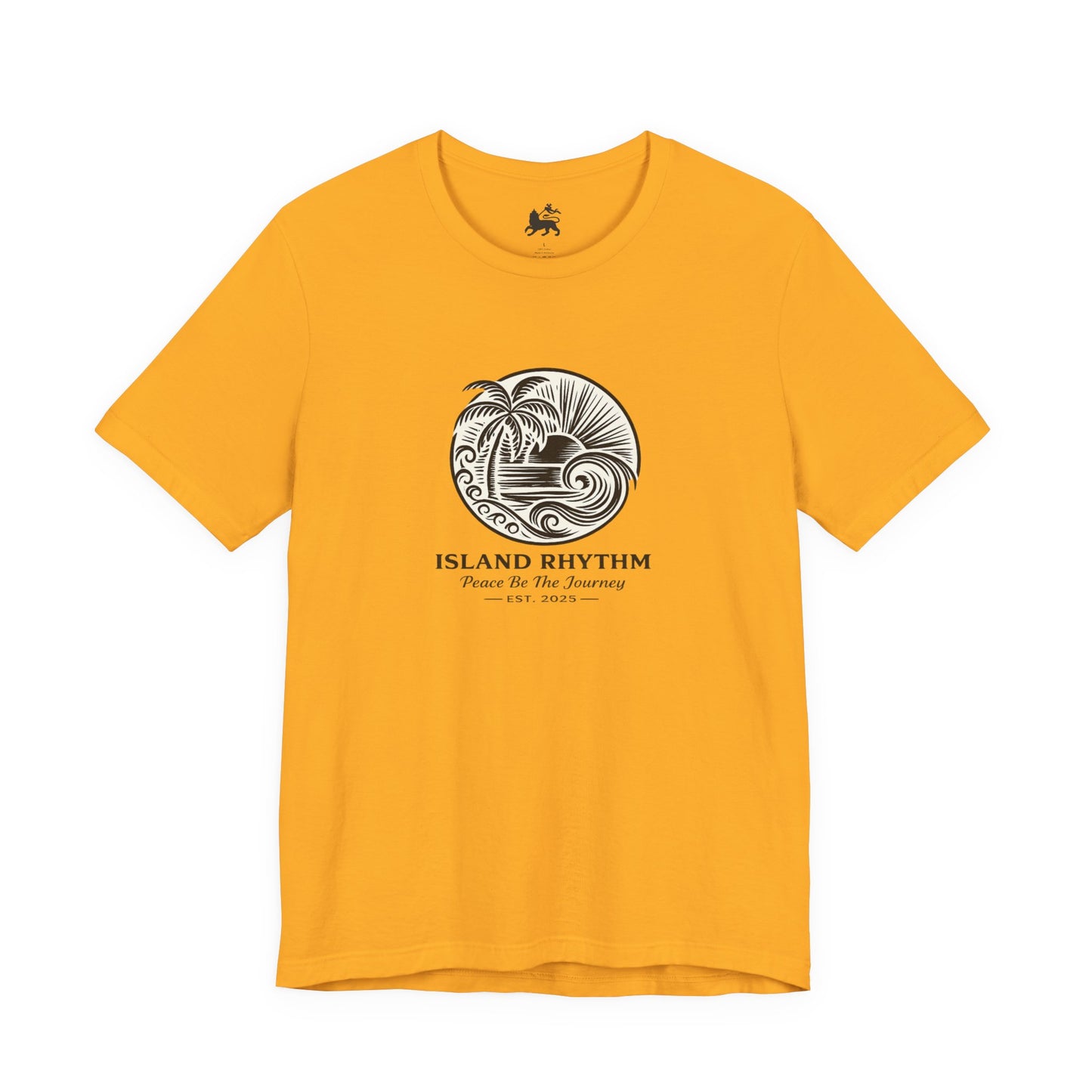Island Rhythm Island Rhythm T Shirt Palm Tree Wave Graphic Tee – Vintage Reggae Style | Streetwear