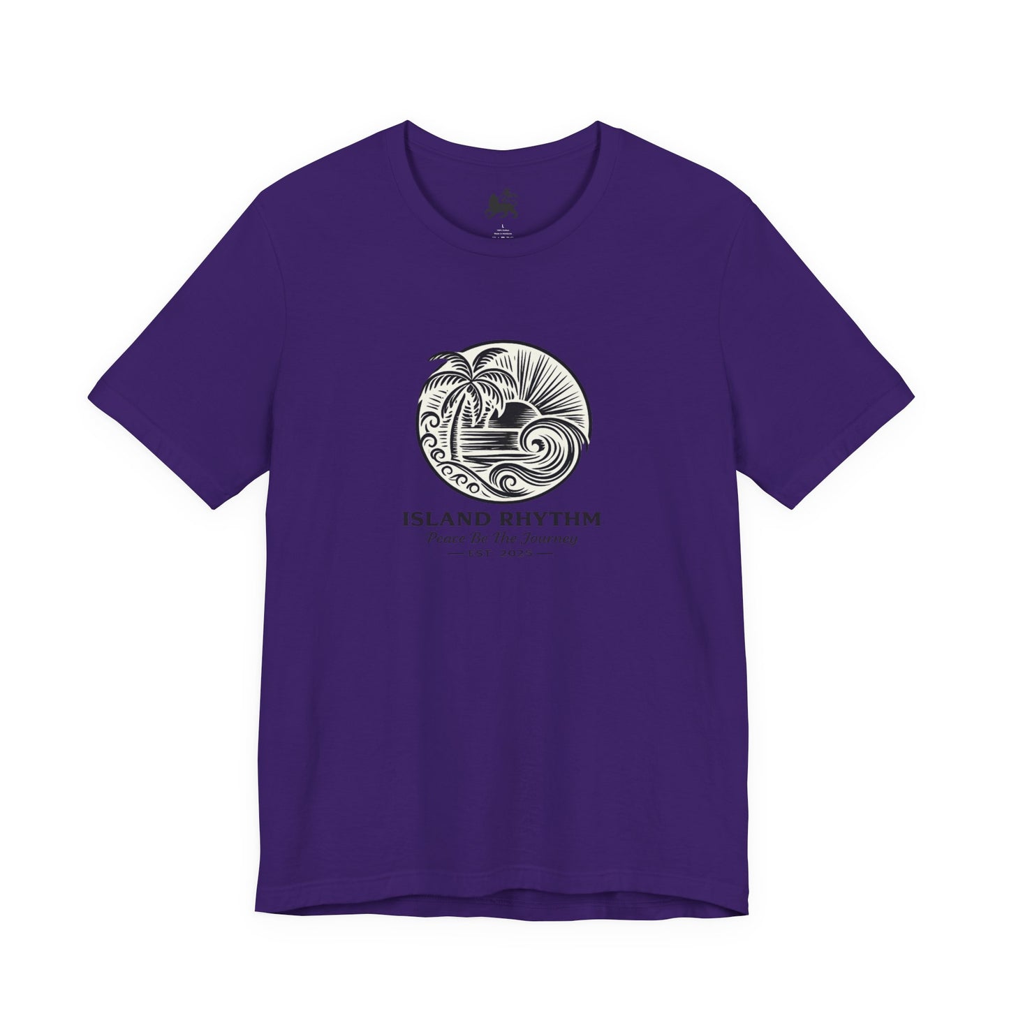 Island Rhythm Island Rhythm T Shirt Palm Tree Wave Graphic Tee – Vintage Reggae Style | Streetwear