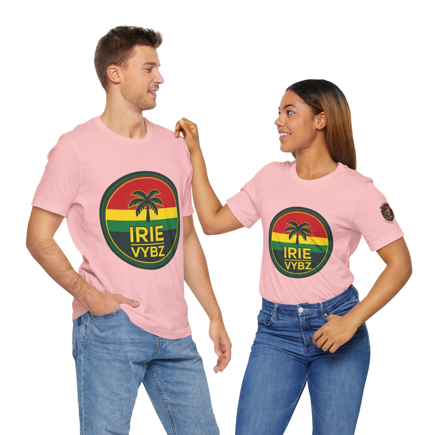 Irie Vybz Unisex Tee, Rasta Spirit Shirt, Beach Vibe Top, Reggae Music Gift, Summer Essentials, Casual Wear, Festival Apparel