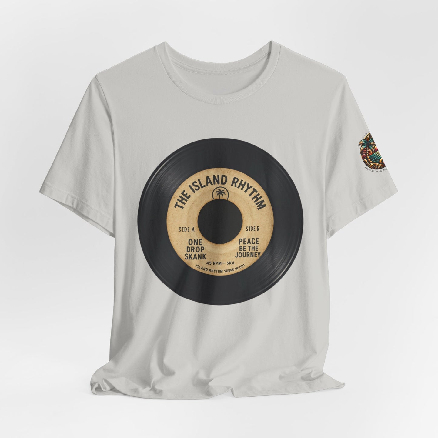 Island Rhythm Vinyl Record Tee The Island Rhythm Retro Music T Shirt – Vintage Reggae Style | Streetwear