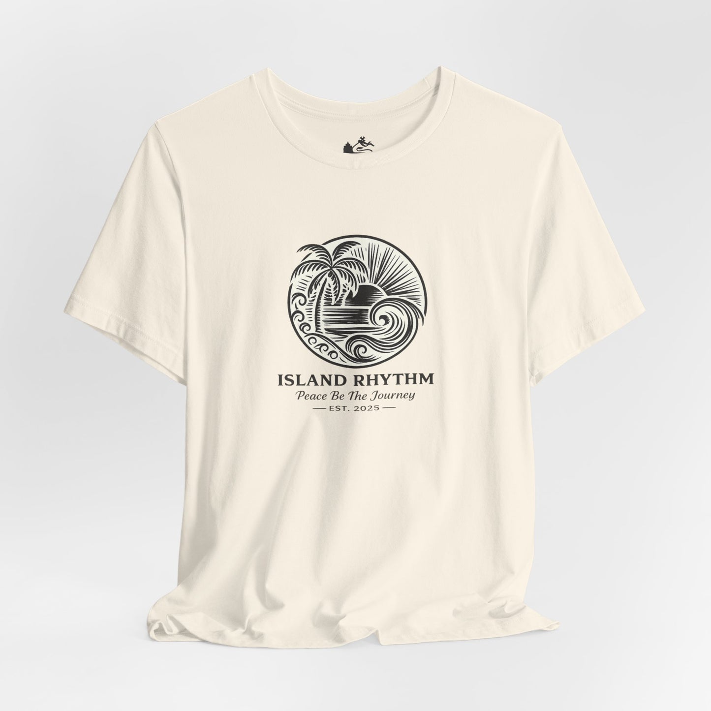 Island Rhythm Island Rhythm T Shirt Palm Tree Wave Graphic Tee – Vintage Reggae Style | Streetwear