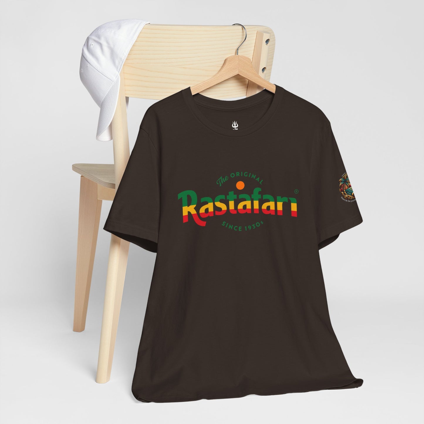 Rastafari Vibes Short Sleeve Tee, Unisex Jersey T-Shirt, Casual Wear, Festival Outfits, Gifts for Rasta Lovers