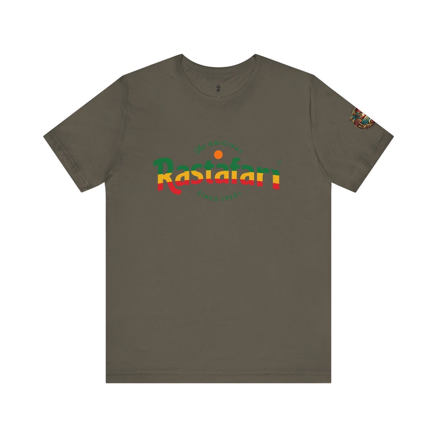 Rastafari Vibes Short Sleeve Tee, Unisex Jersey T-Shirt, Casual Wear, Festival Outfits, Gifts for Rasta Lovers