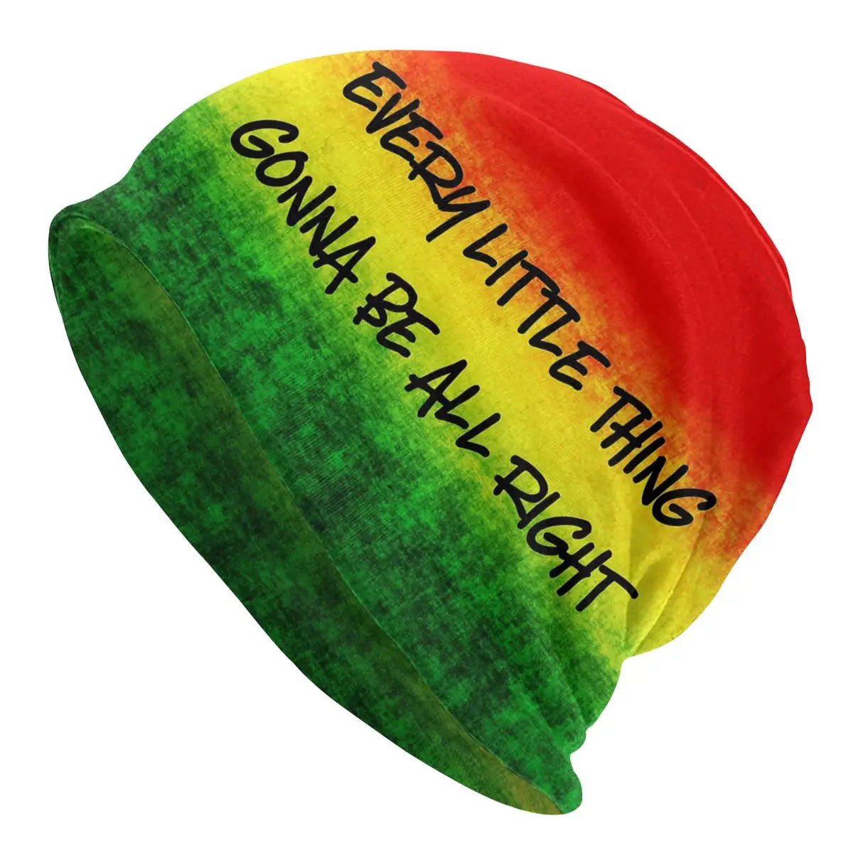 Rasta Reggae Rastafarian Jamaica Bonnet Hat Casual Street Skullies Beanies Hats for Men Women Knitting Hats Warm Dual-Use Caps