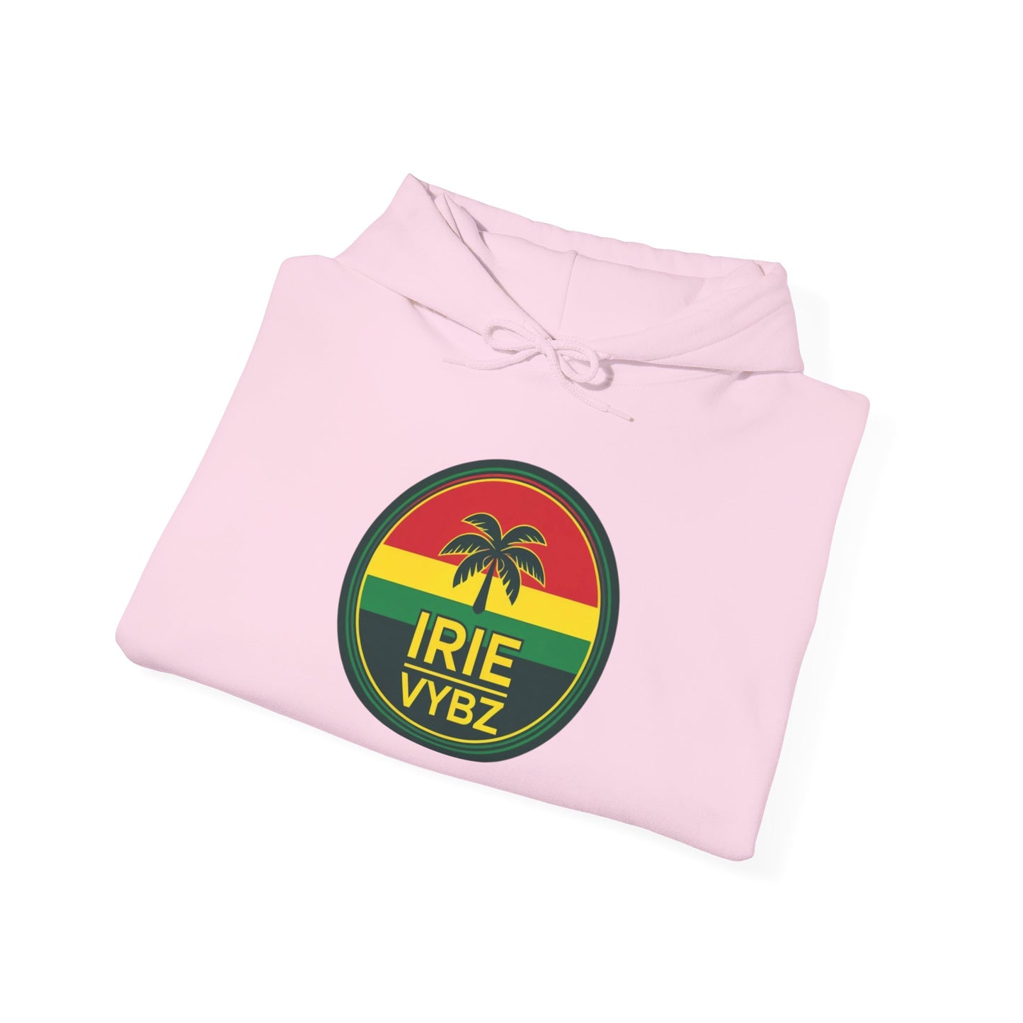 Irie Vybz Unisex Hooded Sweatshirt, Casual Streetwear, Reggae Vibes, Cozy Pullover, Gift for Music Lovers