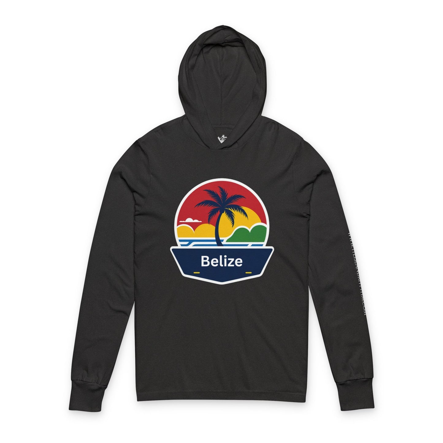 Hooded Long Sleeve Tee - You bettah Belize it