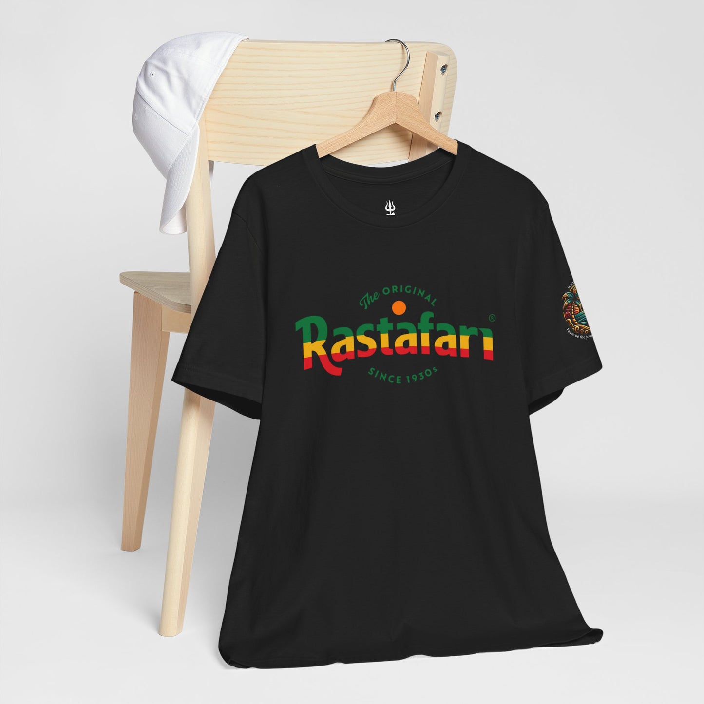 Rastafari Vibes Short Sleeve Tee, Unisex Jersey T-Shirt, Casual Wear, Festival Outfits, Gifts for Rasta Lovers