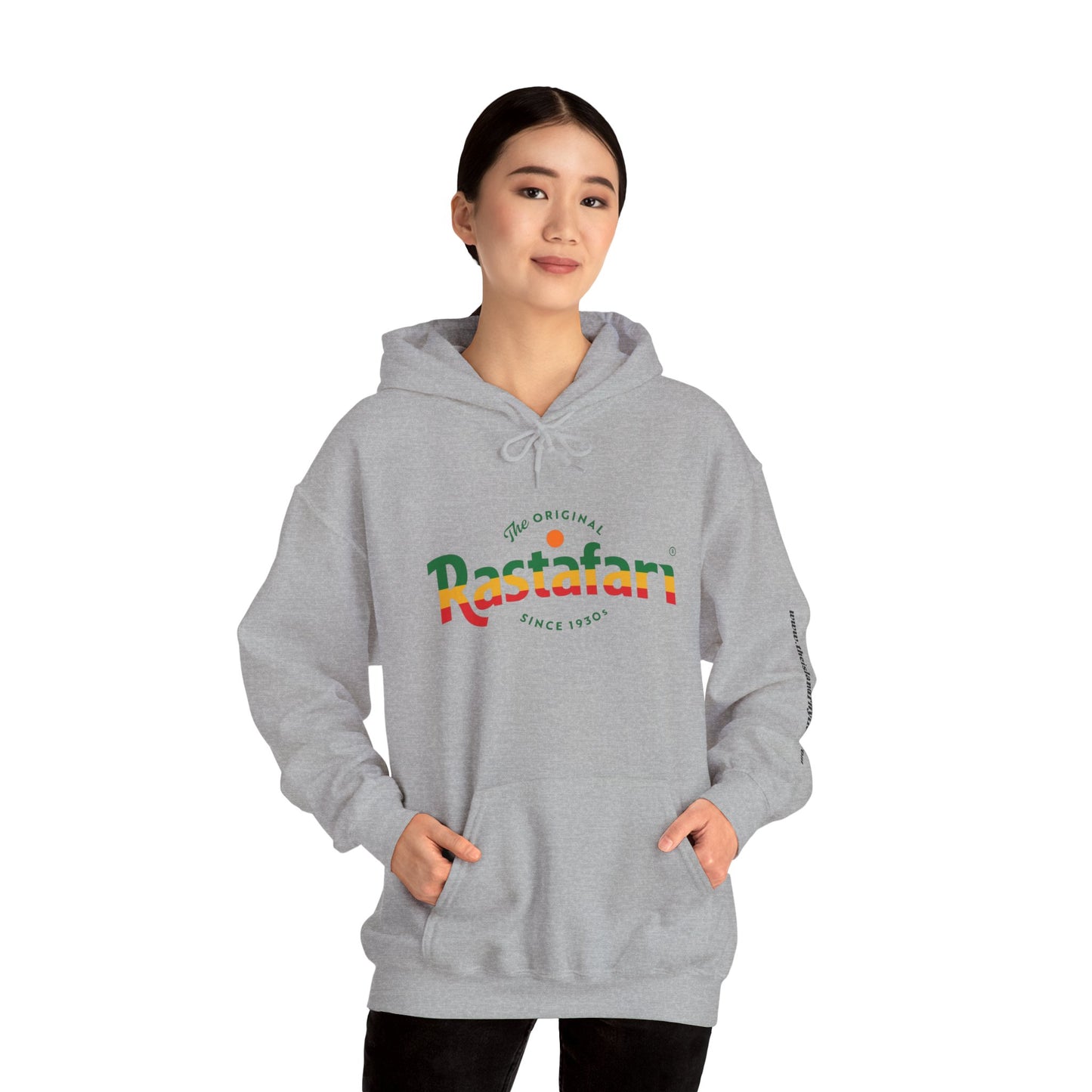 Rastafari Hoodie | Unisex Heavy Blend™ Sweatshirt, Cozy Streetwear, Gift for Culture Lovers, Relaxed Fit, Perfect for Casual Outings