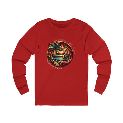 Island Journey Long Sleeve Tee - Adventure Awaits with Tropical Vibes - The Island Rhythm