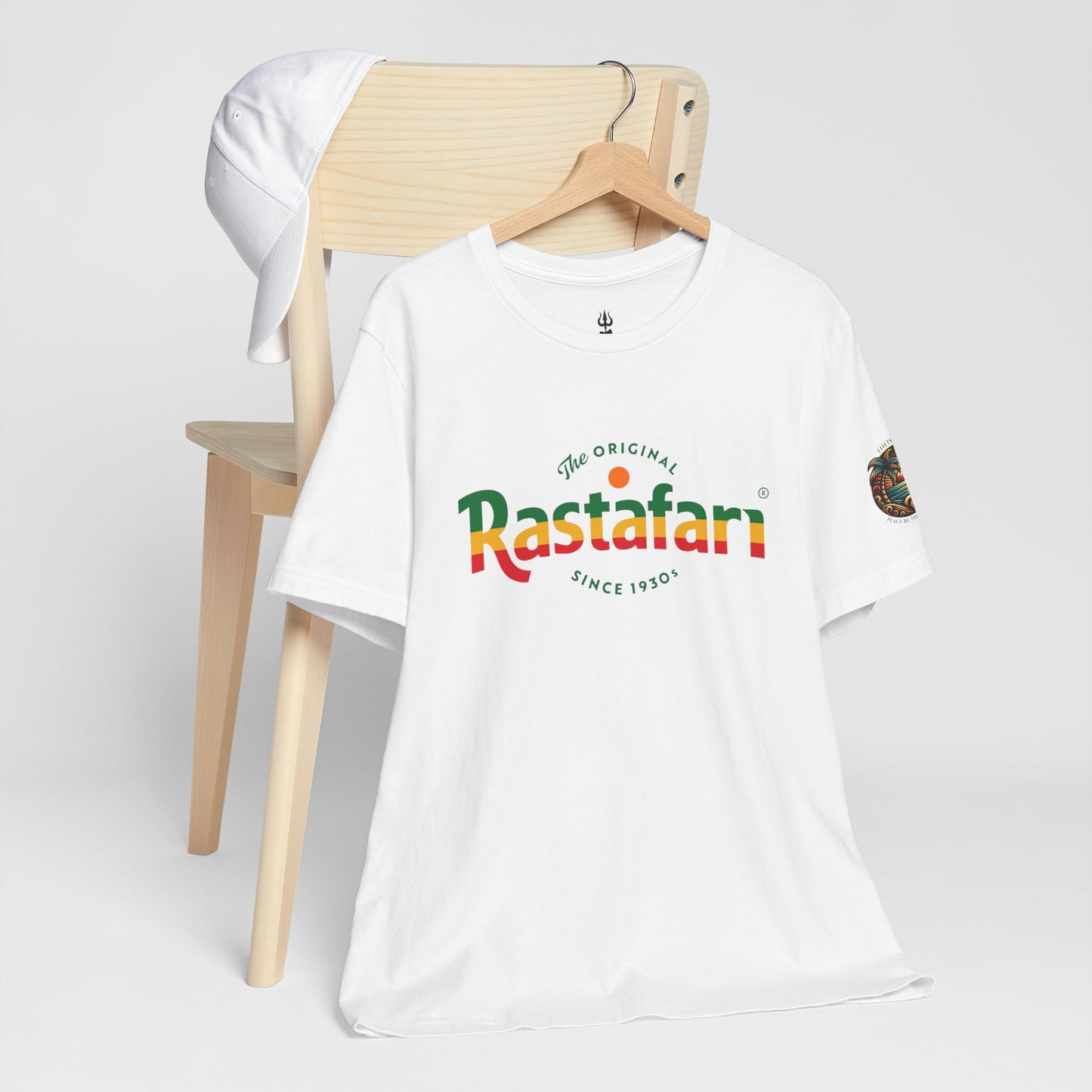 Rastafari Vibes Short Sleeve Tee, Unisex Jersey T-Shirt, Casual Wear, Festival Outfits, Gifts for Rasta Lovers