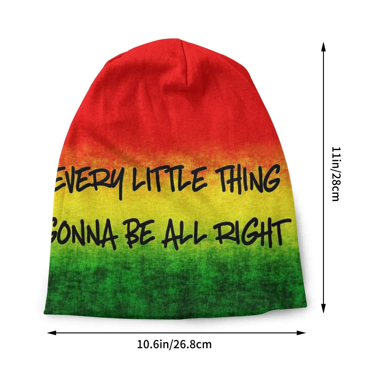 Rasta Reggae Rastafarian Jamaica Bonnet Hat Casual Street Skullies Beanies Hats for Men Women Knitting Hats Warm Dual-Use Caps
