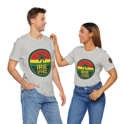 Irie Vybz Unisex Tee, Rasta Spirit Shirt, Beach Vibe Top, Reggae Music Gift, Summer Essentials, Casual Wear, Festival Apparel - The Island Rhythm
