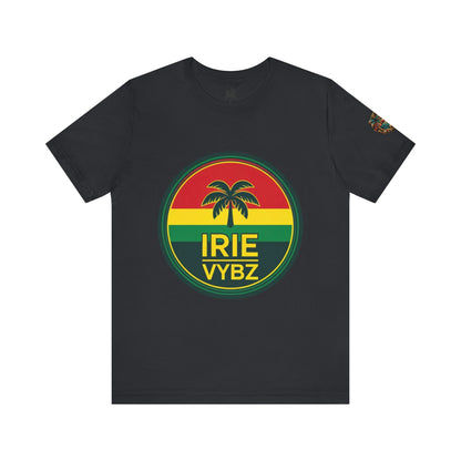 Irie Vybz Unisex Tee, Rasta Spirit Shirt, Beach Vibe Top, Reggae Music Gift, Summer Essentials, Casual Wear, Festival Apparel - The Island Rhythm