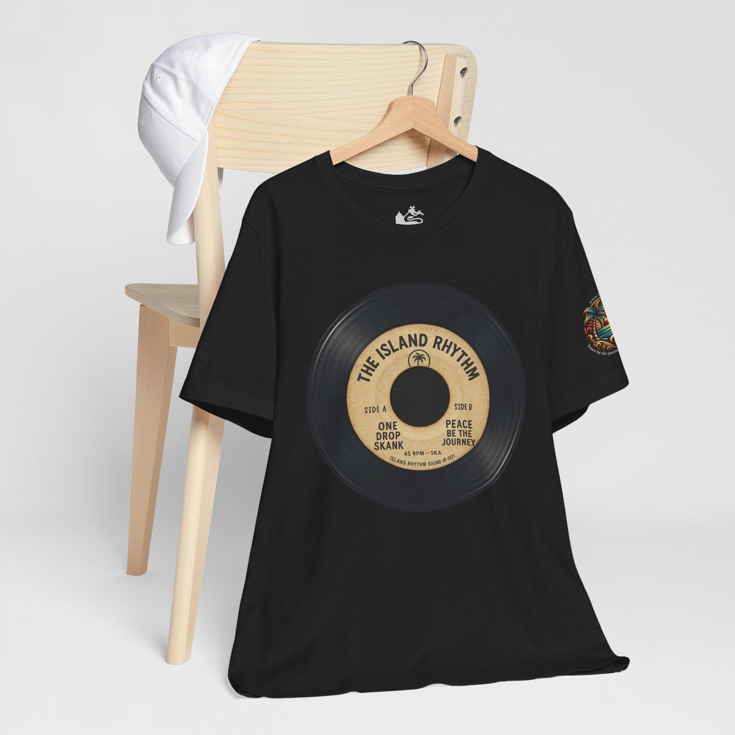 Vinyl Record Tee — The Island Rhythm Retro Music T‑Shirt - The Island Rhythm