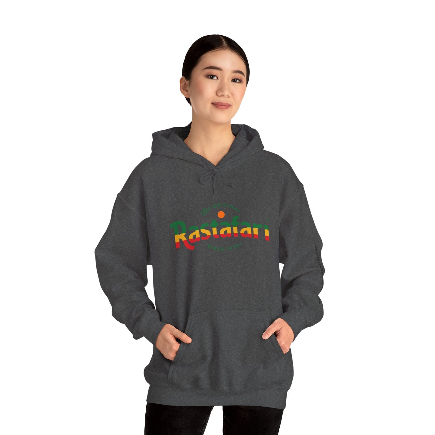 Rastafari Hoodie | Unisex Heavy Blend™ Sweatshirt, Cozy Streetwear, Gift for Culture Lovers, Relaxed Fit, Perfect for Casual Outings