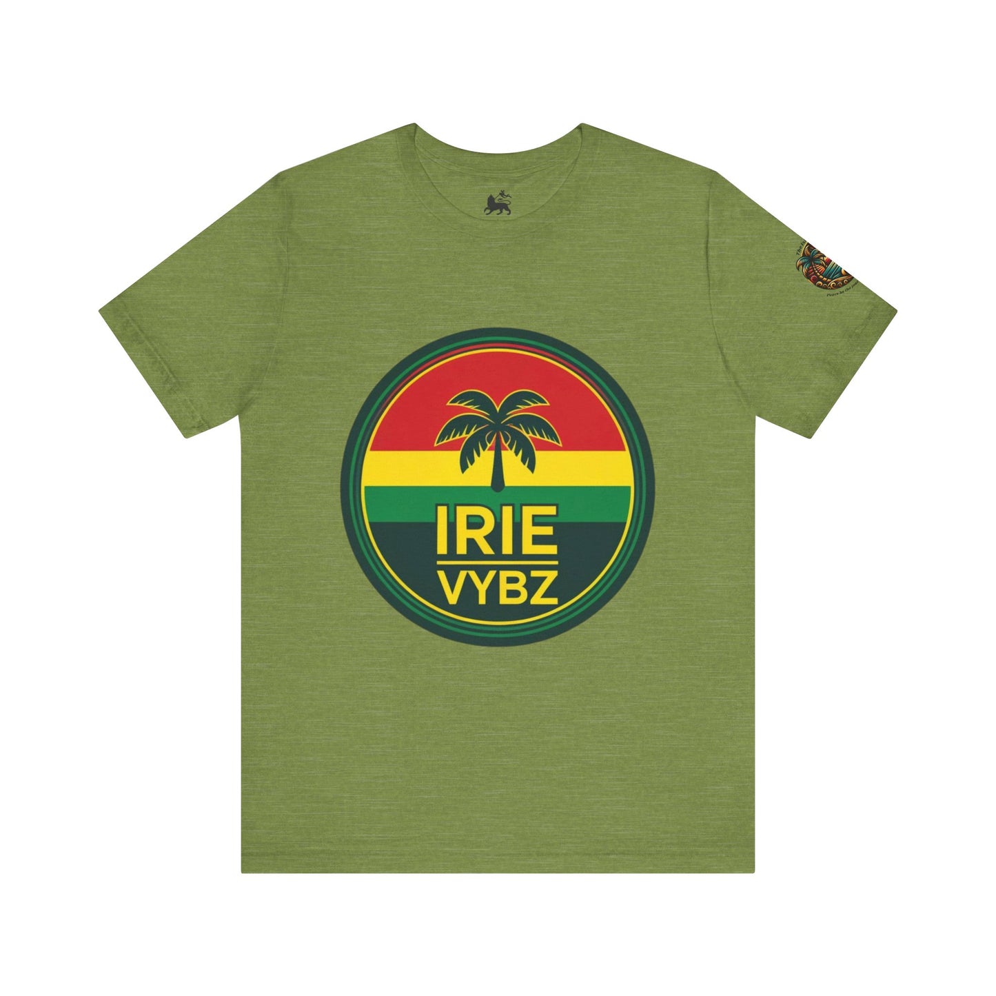 Irie Vybz Unisex Tee, Rasta Spirit Shirt, Beach Vibe Top, Reggae Music Gift, Summer Essentials, Casual Wear, Festival Apparel