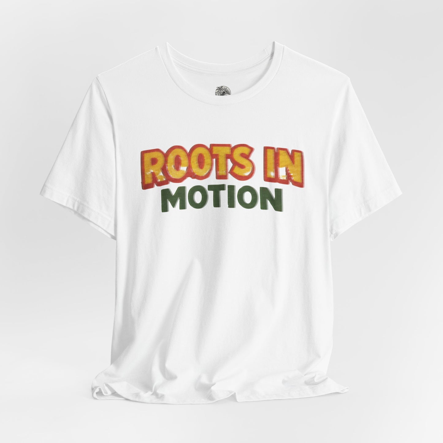 Roots In Motion Tee — Vintage Reggae Graphic T-Shirt - The Island Rhythm