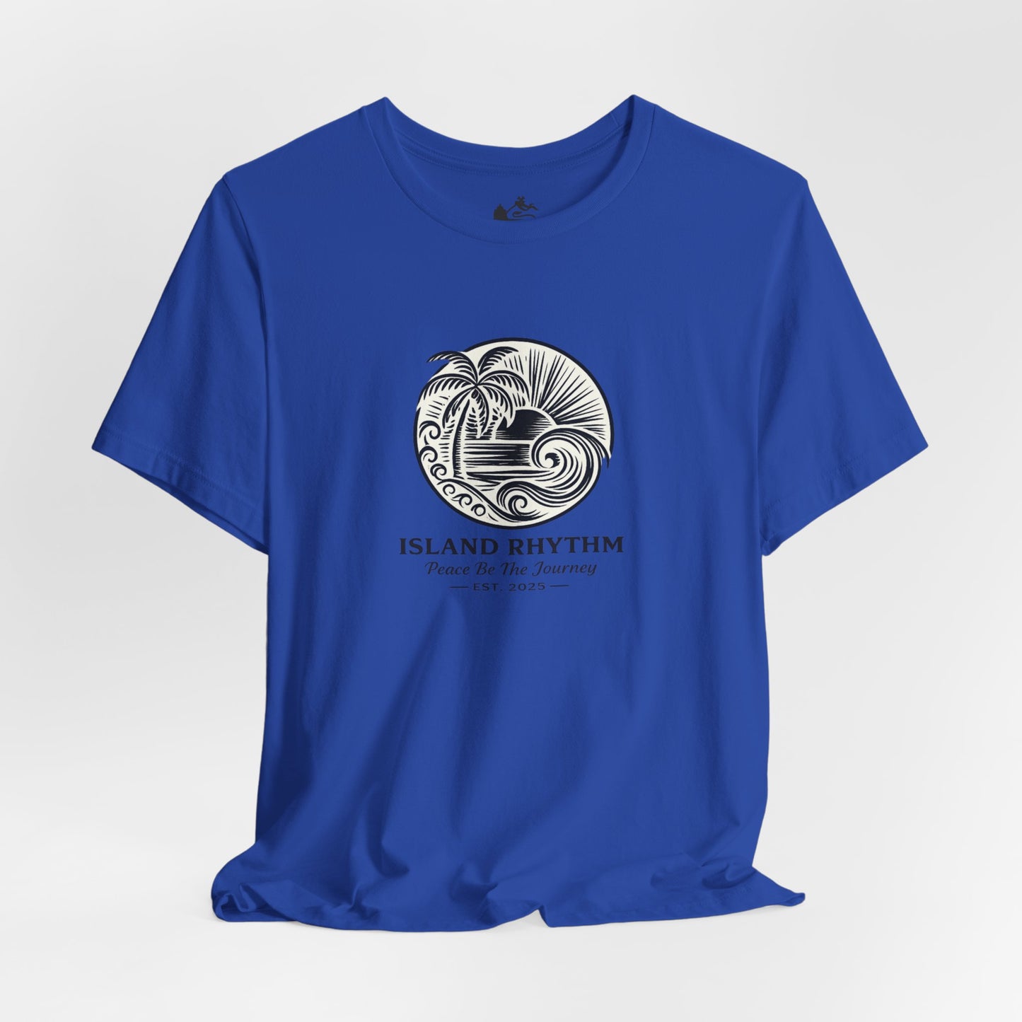 Island Rhythm Island Rhythm T Shirt Palm Tree Wave Graphic Tee – Vintage Reggae Style | Streetwear