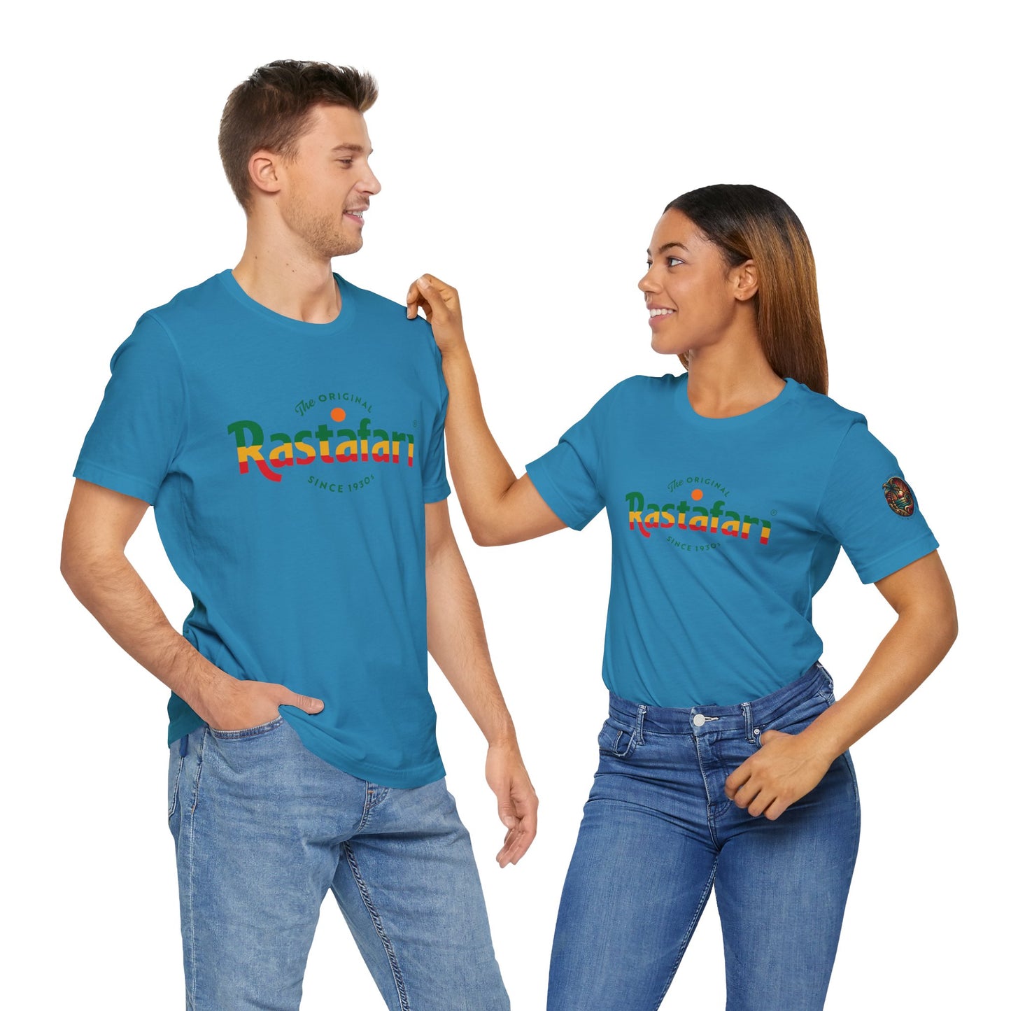 Rastafari Vibes Short Sleeve Tee, Unisex Jersey T-Shirt, Casual Wear, Festival Outfits, Gifts for Rasta Lovers
