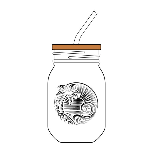 Engraved Sipper Glass